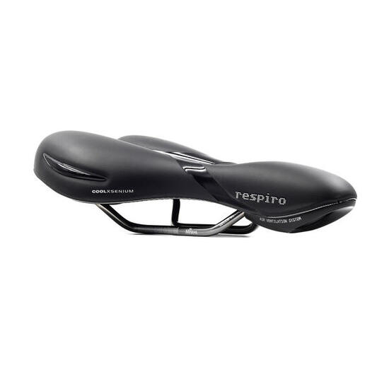 Selles Vélo Respiro Stracciatella - Moderate - Black