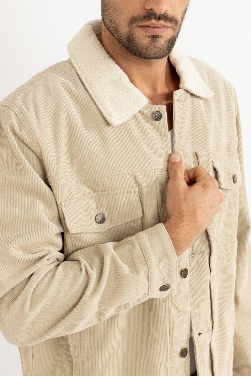 Camionero de cordón forrado de franela - Chaqueta Hombre 2/5