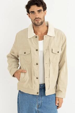 Flannel Lined cord Trucker - Veste Homme