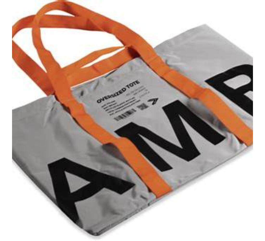 Running   KILOMETER STUDIOS Oversized tote - Grey 3/3