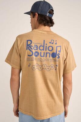 Radio vintage s/s - heren t-shirt