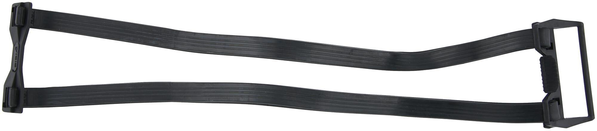 Cinghia doppia WIDEK in gomma regolabile 25-44 cm nera 1/1
