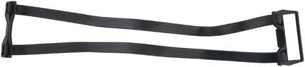 Sangle double WIDEK en caoutchouc réglable 25-44 cm noire