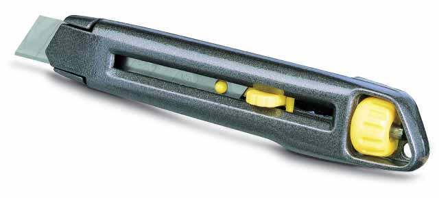 Cutter Stanley Interlock 18 mm, carcasa metálica - 0-10-018 1/1