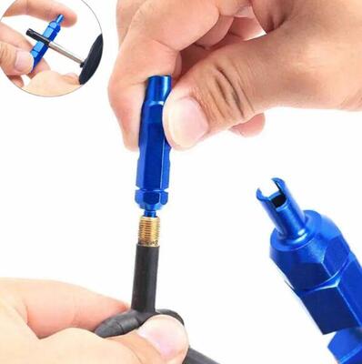 Attrezzo per smontaggio nucleo valvola Presta e Schrader bici