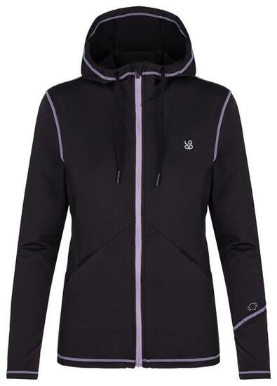 Sweat zippé femme Loap Melena noir