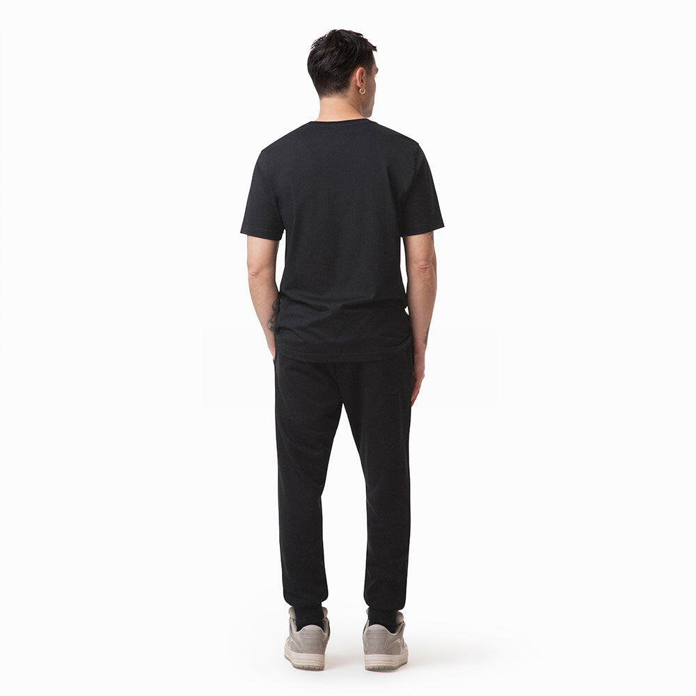 Pantaloni da uomo jogger Iconic NERO-BIANCO 5/6