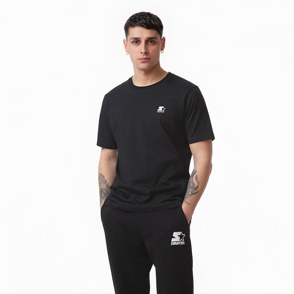 Pantaloni da uomo jogger Iconic NERO-BIANCO 4/6
