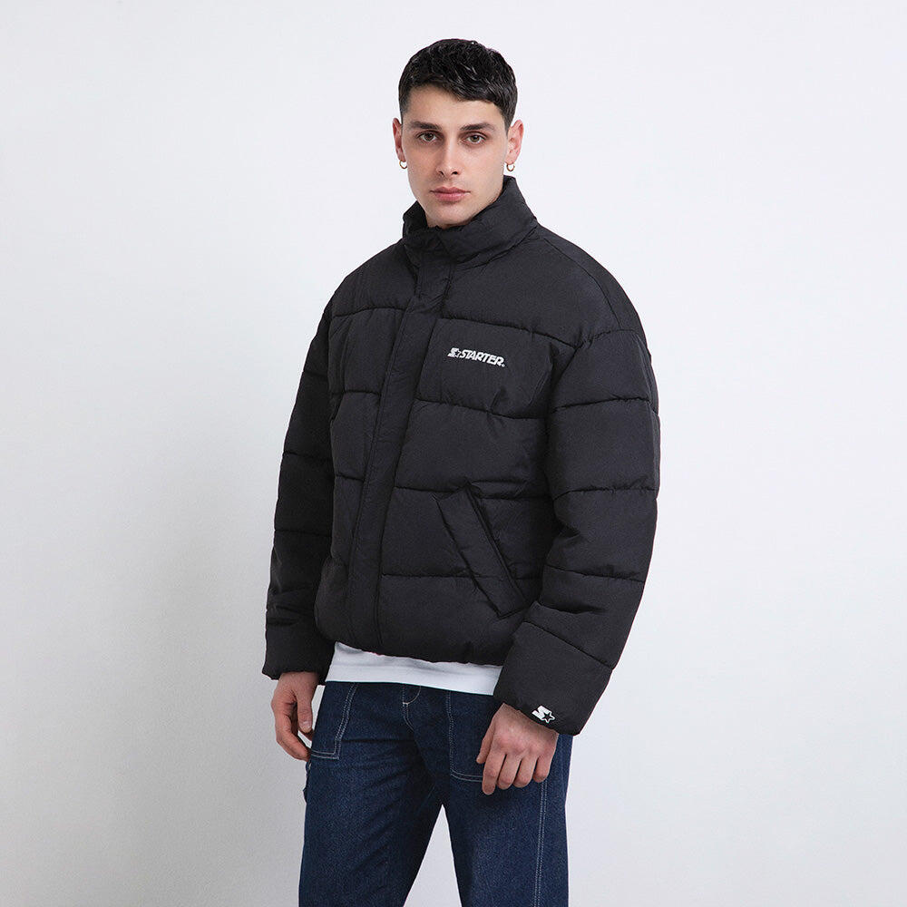 Giubbotto bomber imbottito pesante Nero 3/6