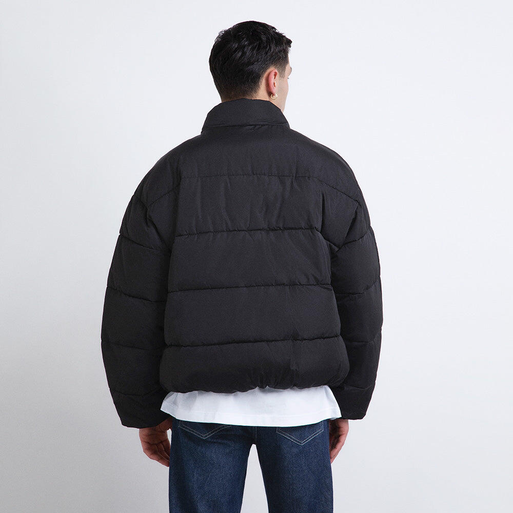Giubbotto bomber imbottito pesante Nero 4/6