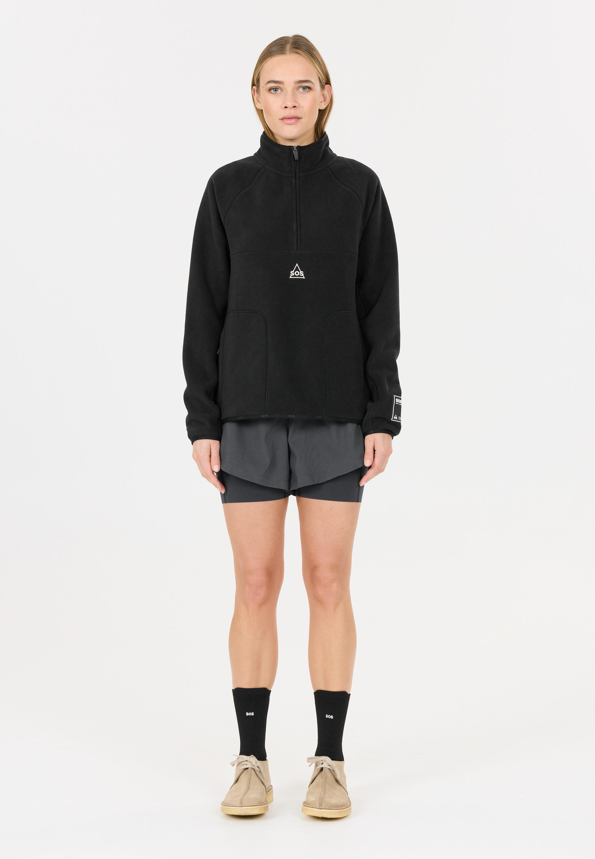 Polaire demi-zip femme SOS Munson 3/5