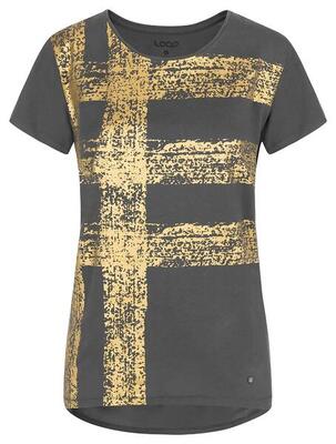 Dames t-shirt loap asaja grijs