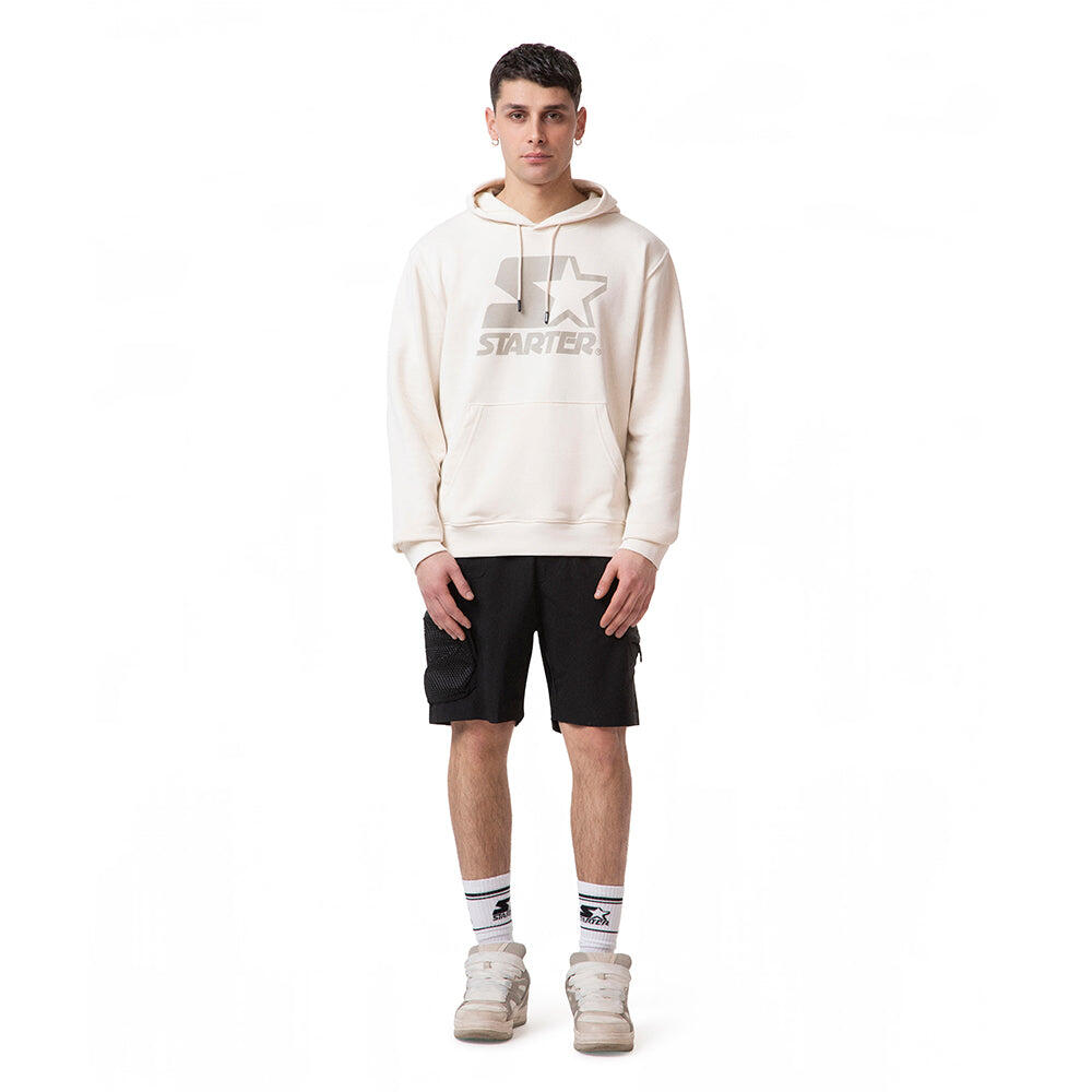 Felpa con cappuccio Iconic CREMA 2/6