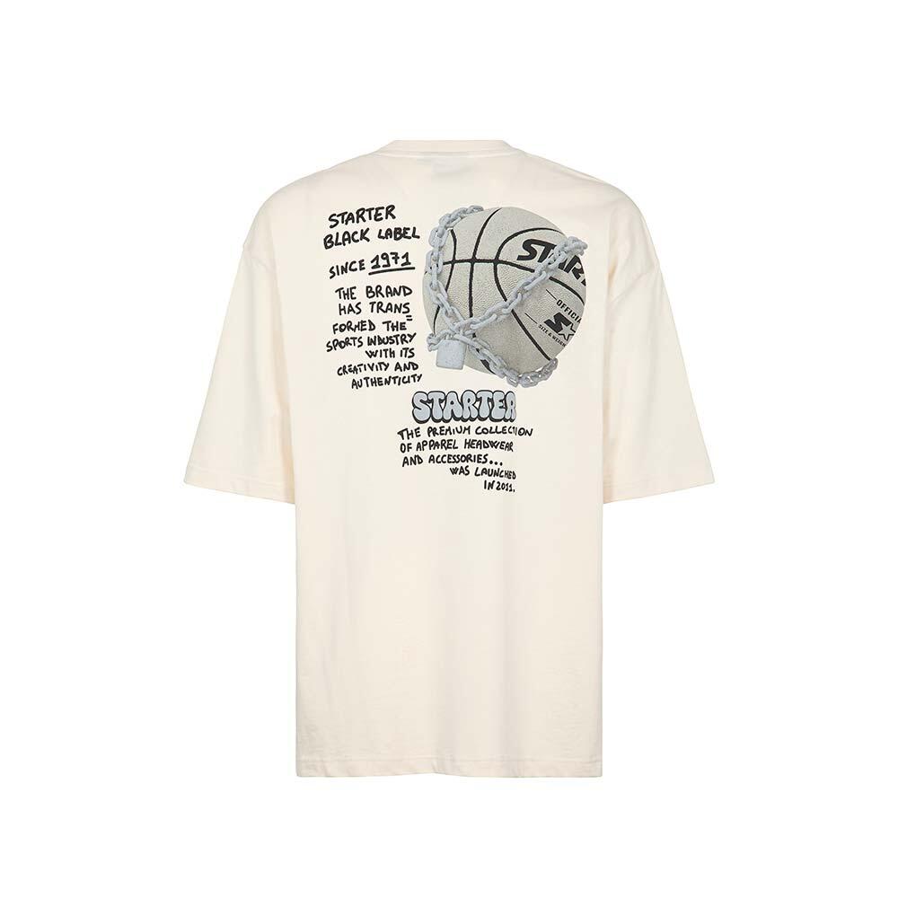 T-shirt CHAIN print CREMA 2/7