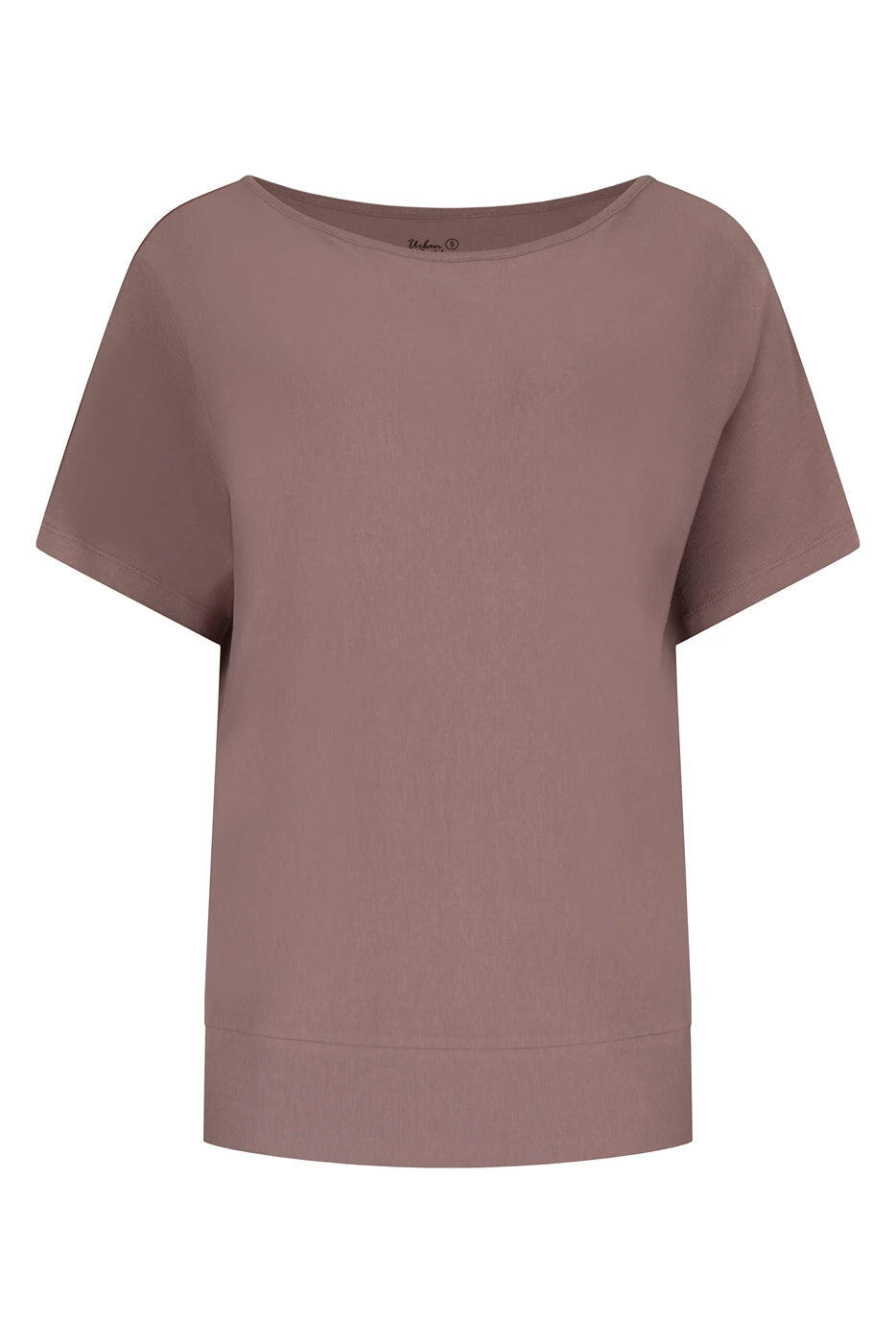 T-shirt Yoga & Pilates Budhi Coupe Ample, manche chauve-souris - Taupe Rose 5/5