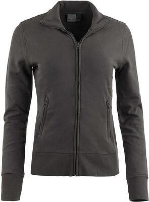 Felpa da donna Promodoro Jacket Collo alto Grigio 2xl