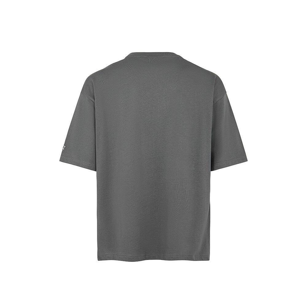 T-shirt ricamo GRIGIO SCURO 2/6