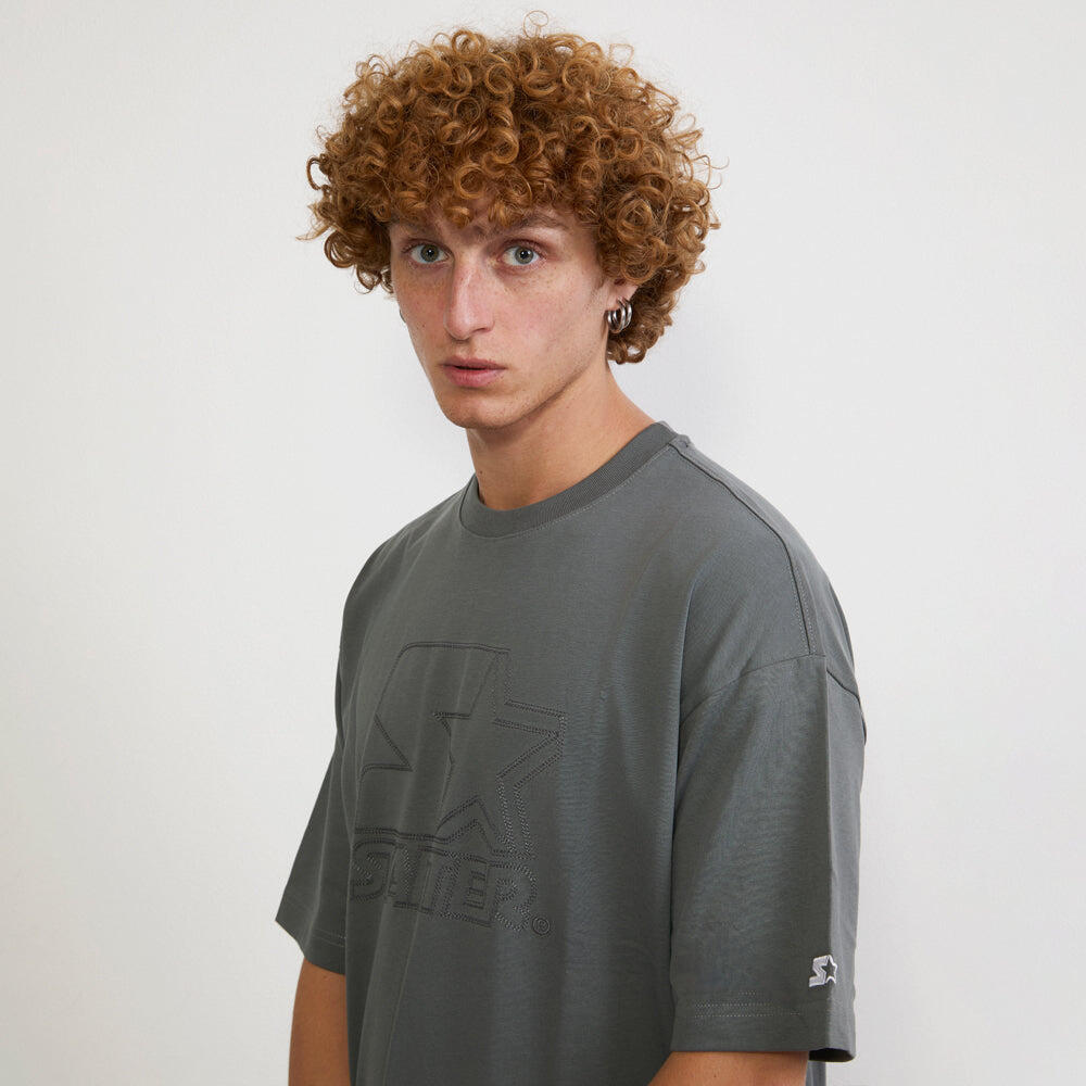 T-shirt ricamo GRIGIO SCURO 4/6