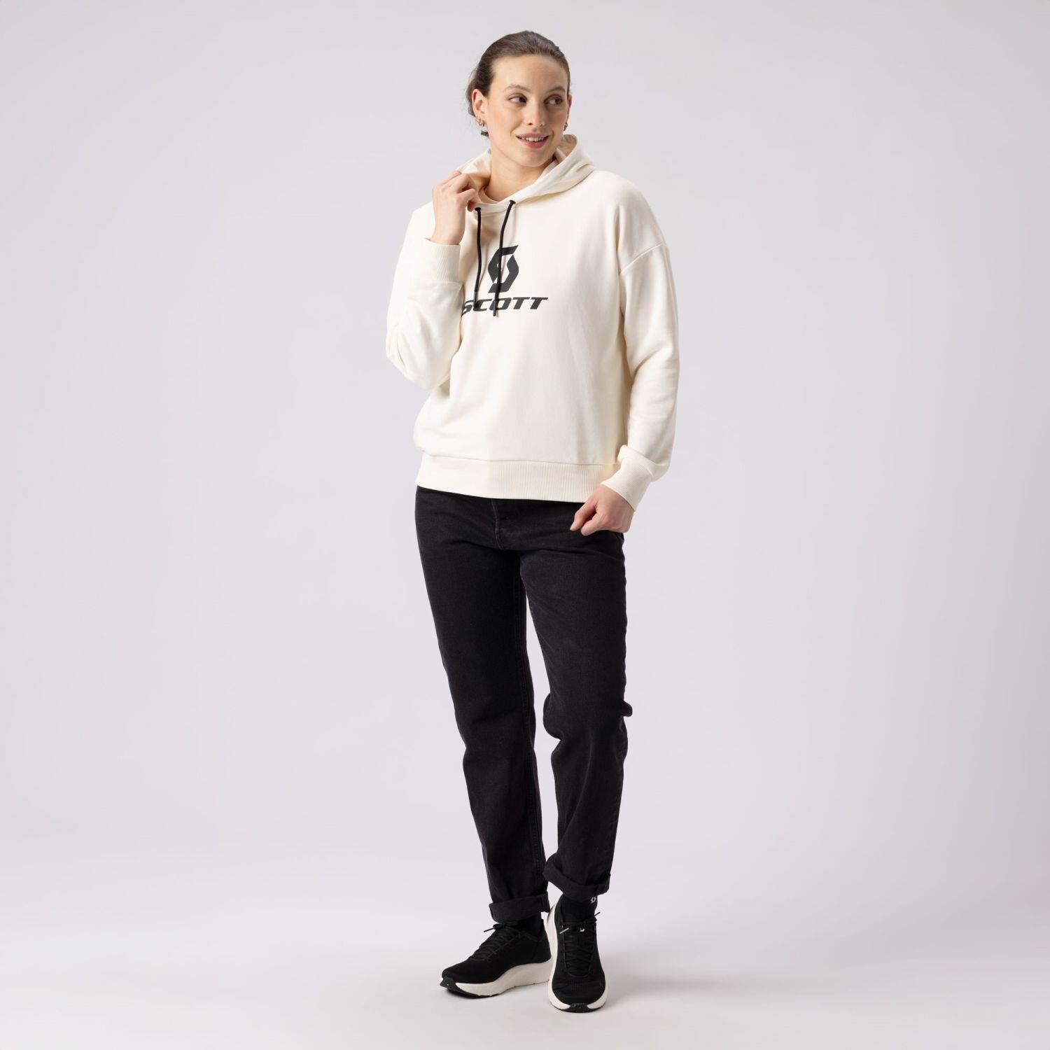 Sudadera de mujer Scott WS ICON LS blanco 3/5