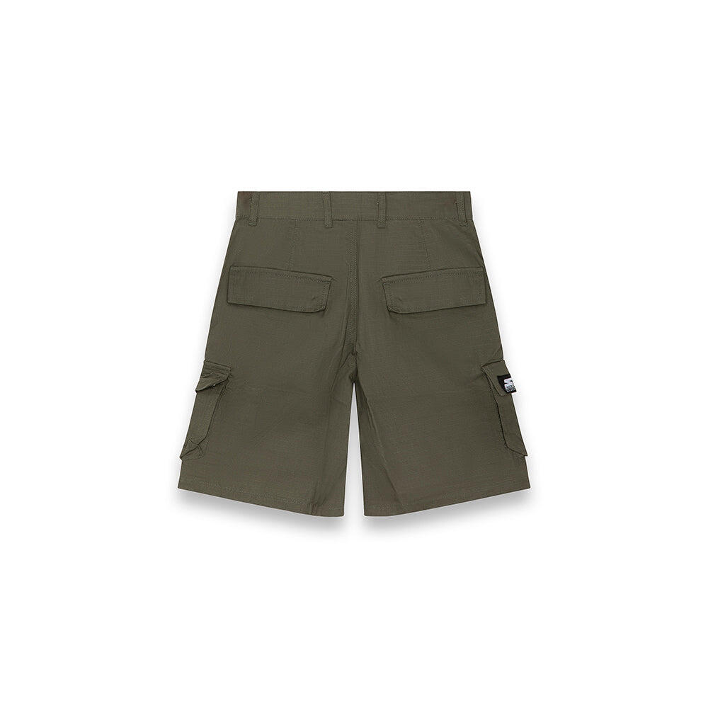 Bermuda Cargo Starter Bambino in Ripstop – Verde Army 2/3