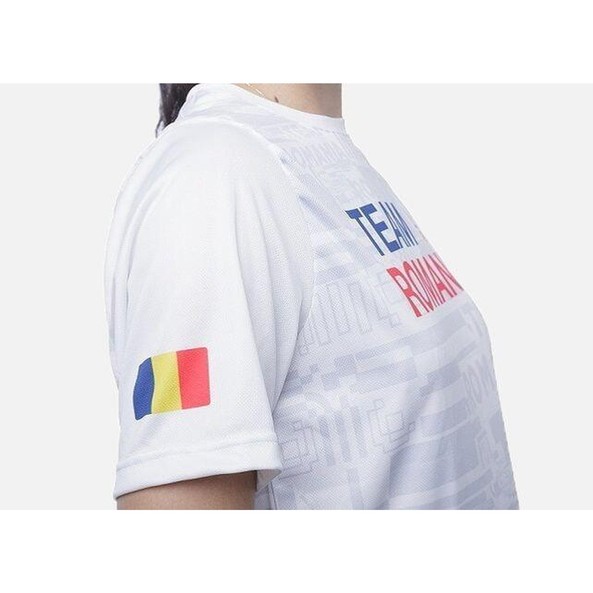 Tricou Poly Peak TeamRomania20 alb
