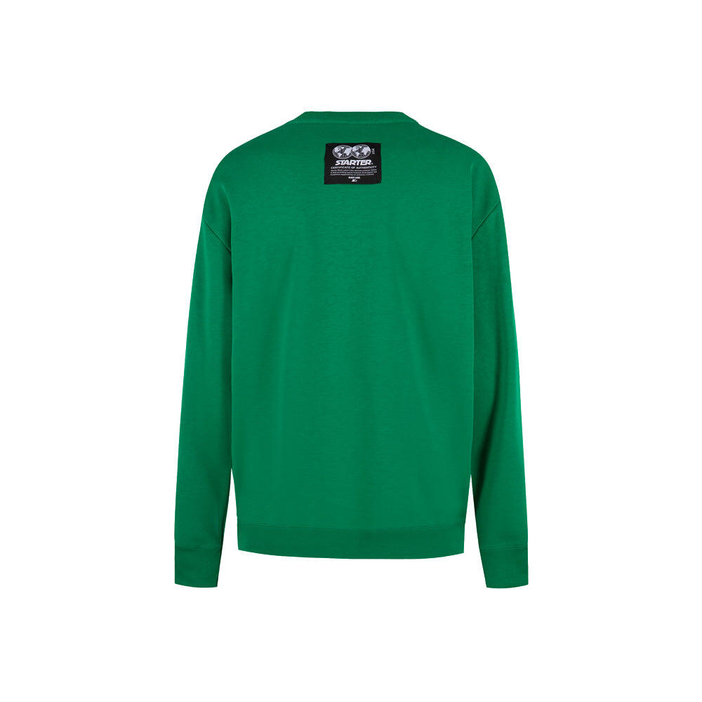 Felpa girocollo PREMIUM COLLECTION VERDE PRATO 3/3