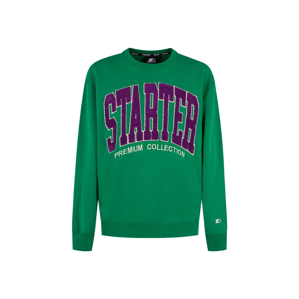 Felpa girocollo PREMIUM COLLECTION VERDE PRATO 1/3