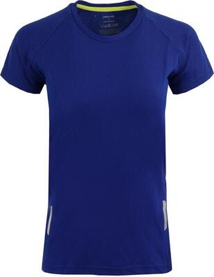 T-shirt sportiva maglione da donna blu cobalto