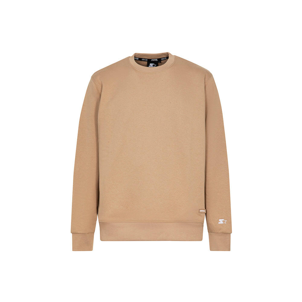 Felpa crew neck Iconic Sabbia 1/4