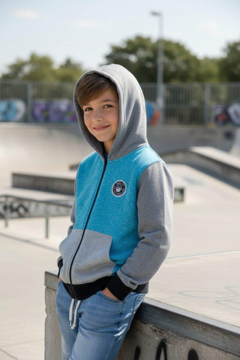 Sudadera con capucha Daily Hooded Zip - Niños 1/2