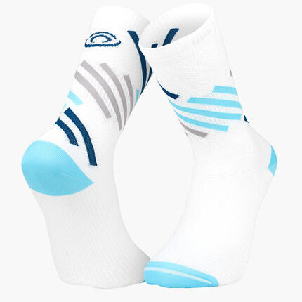 Chaussettes BV Sport Light Run ''Miami'' Bleu/Gris