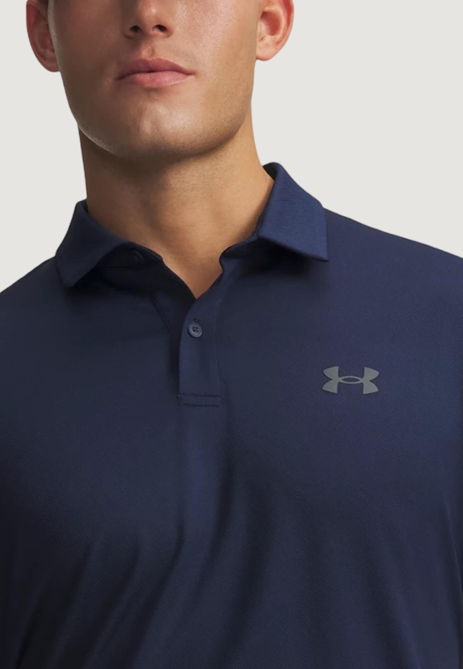 Polo met korte mouwen UA MATCHPLAY POLO HEREN Donkerblauw 3/4