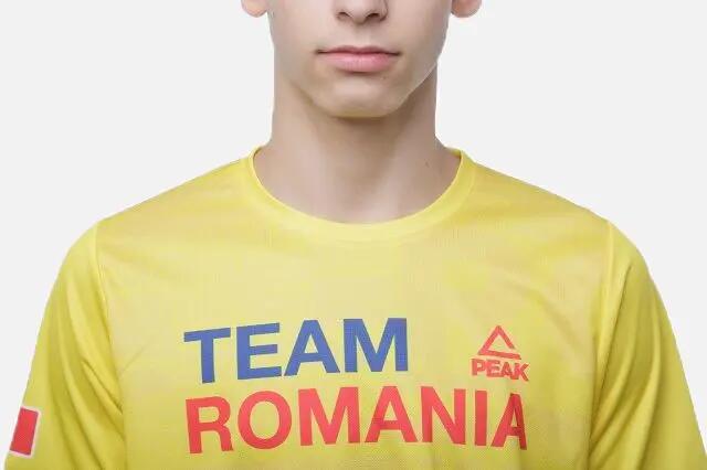 Tricou Poly Peak TeamRomania20 Galben 2/4