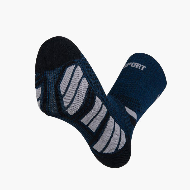Chaussettes TRAIL ULTRA HIGH Bleu/Gris 2/3
