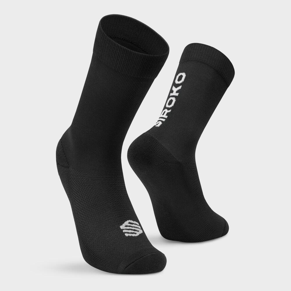 Herren und Damen fahrrad-wintersocken S3 Black Schwarz 6/6
