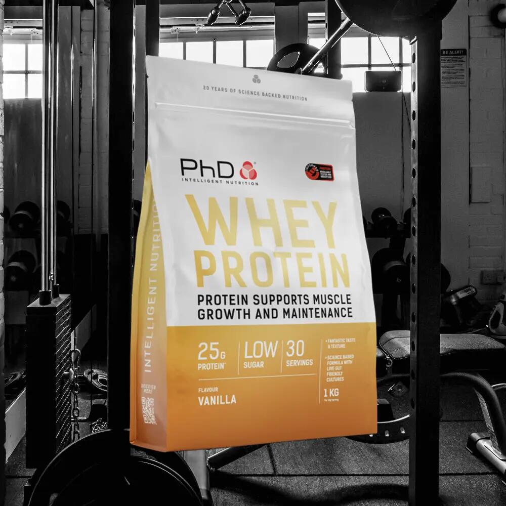 PhD Whey Protein (1000g) Vanilla - Eiweiße - Molkenprotein-Konzentrat 2/3