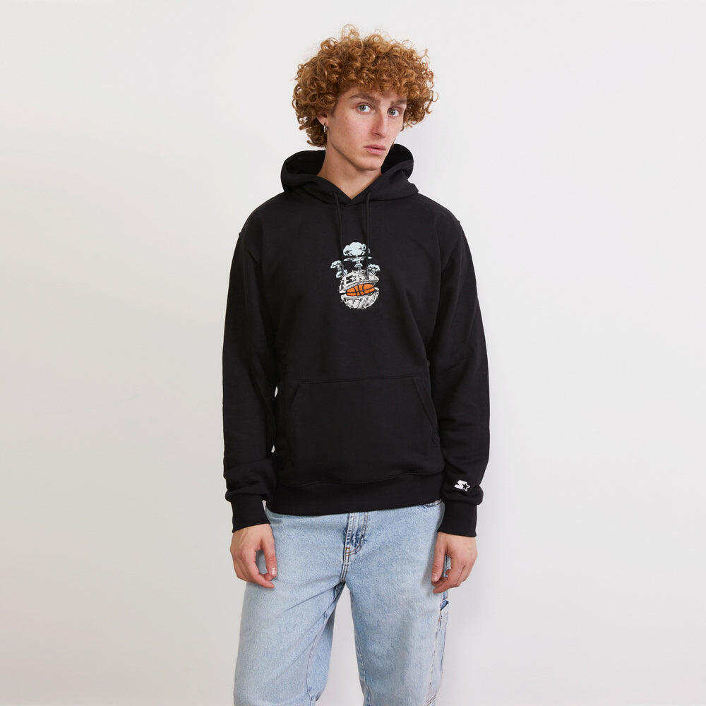 Felpa con cappuccio Spiny basketball Nero 3/4