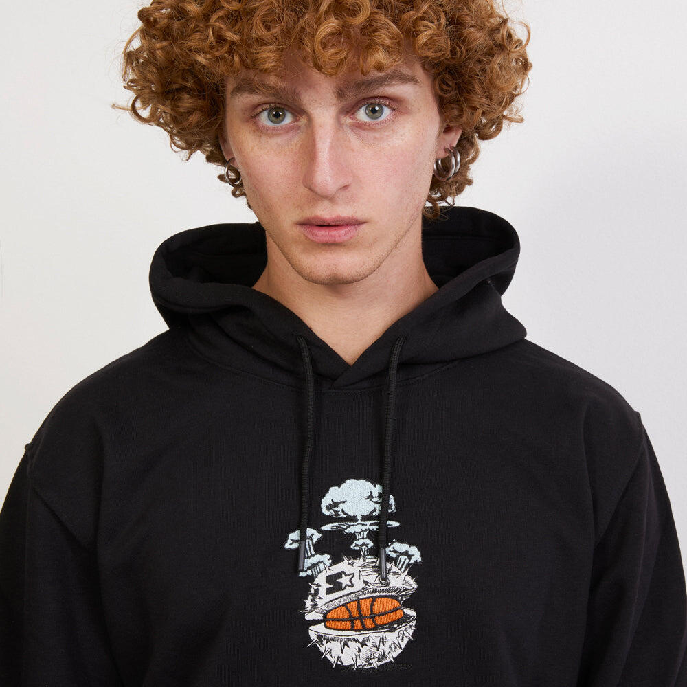 Felpa con cappuccio Spiny basketball Nero 4/4