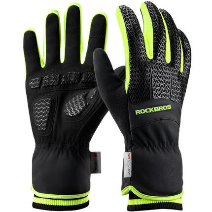 Rękawiczki rowerowe długie dla dorosłych zimowe 3M Thinsulate Rockbros S339