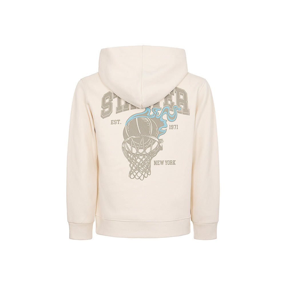 Felpa in Piquet con zip Play the Game CREMA 2/4