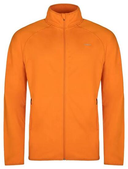 Felpa Loap Panet da uomo arancione con zip