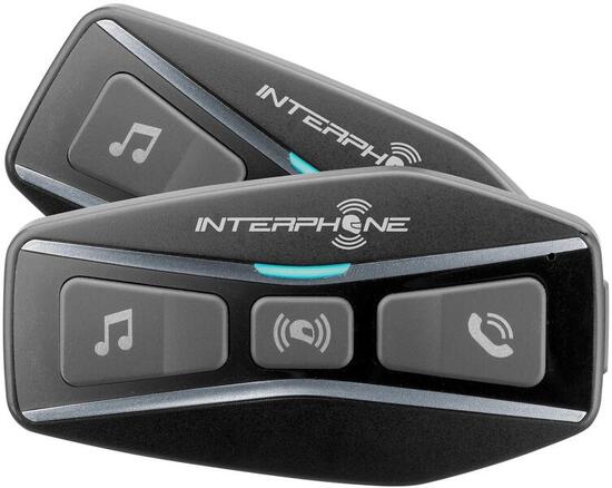 INTERPHONE u-com 4 Double Kit - interfono casco Bluetooth 5.0