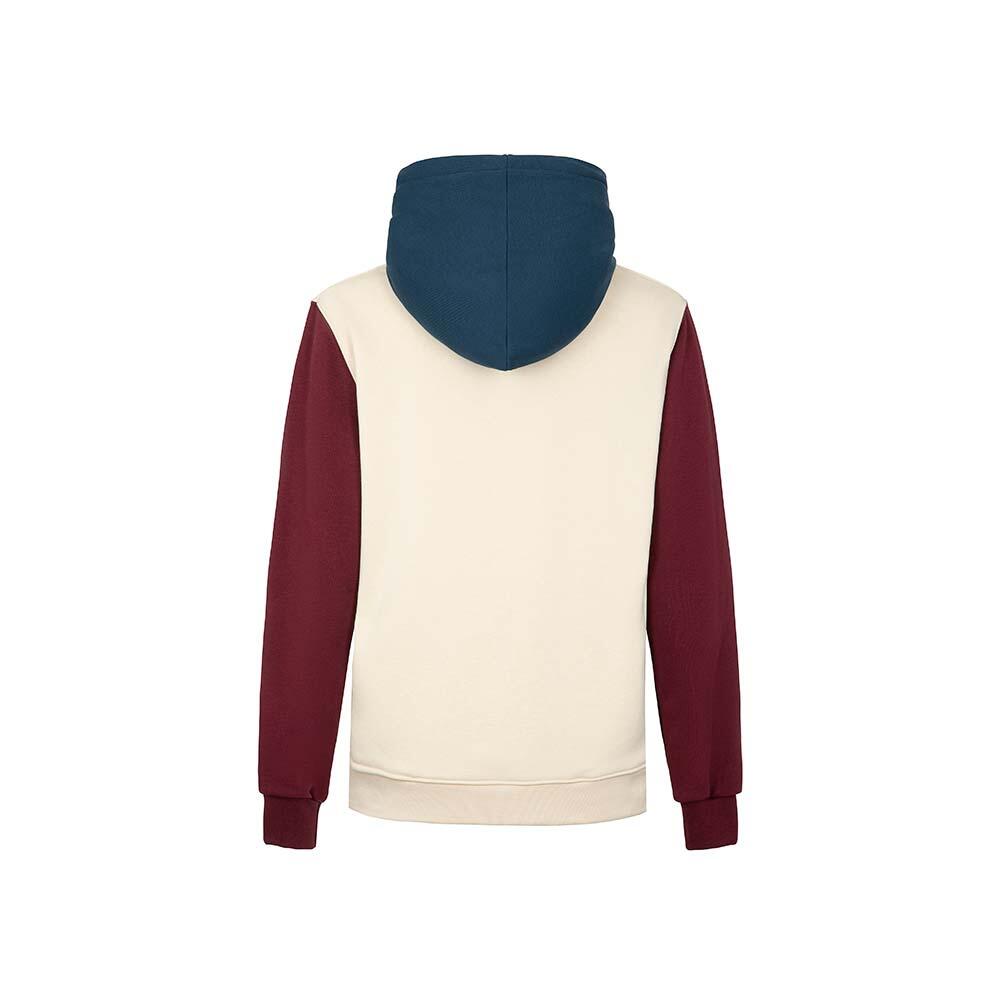 Felpa con cappuccio Color Block CREMA 2/7