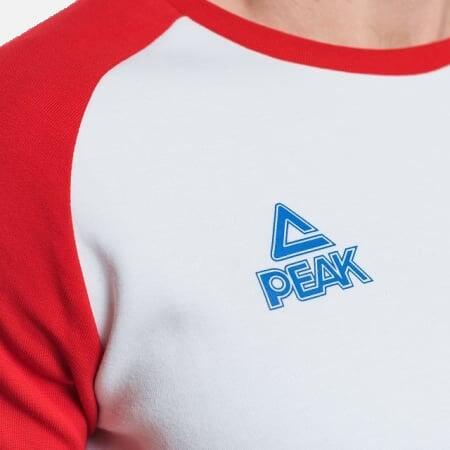 Trening Bumbac Masculin PEAK TeamROmania19 Alb/Rosu