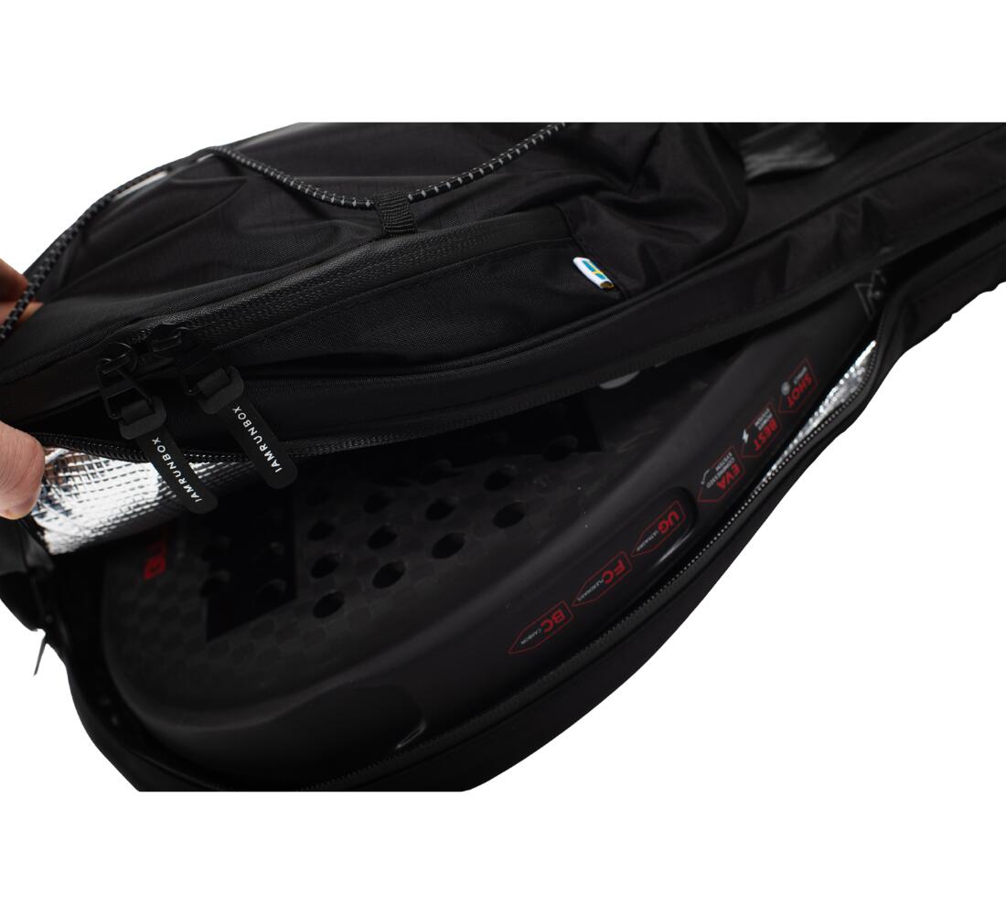 Running  Tessuto KILOMETER STUDIOS Padel Bag - Black 4/5