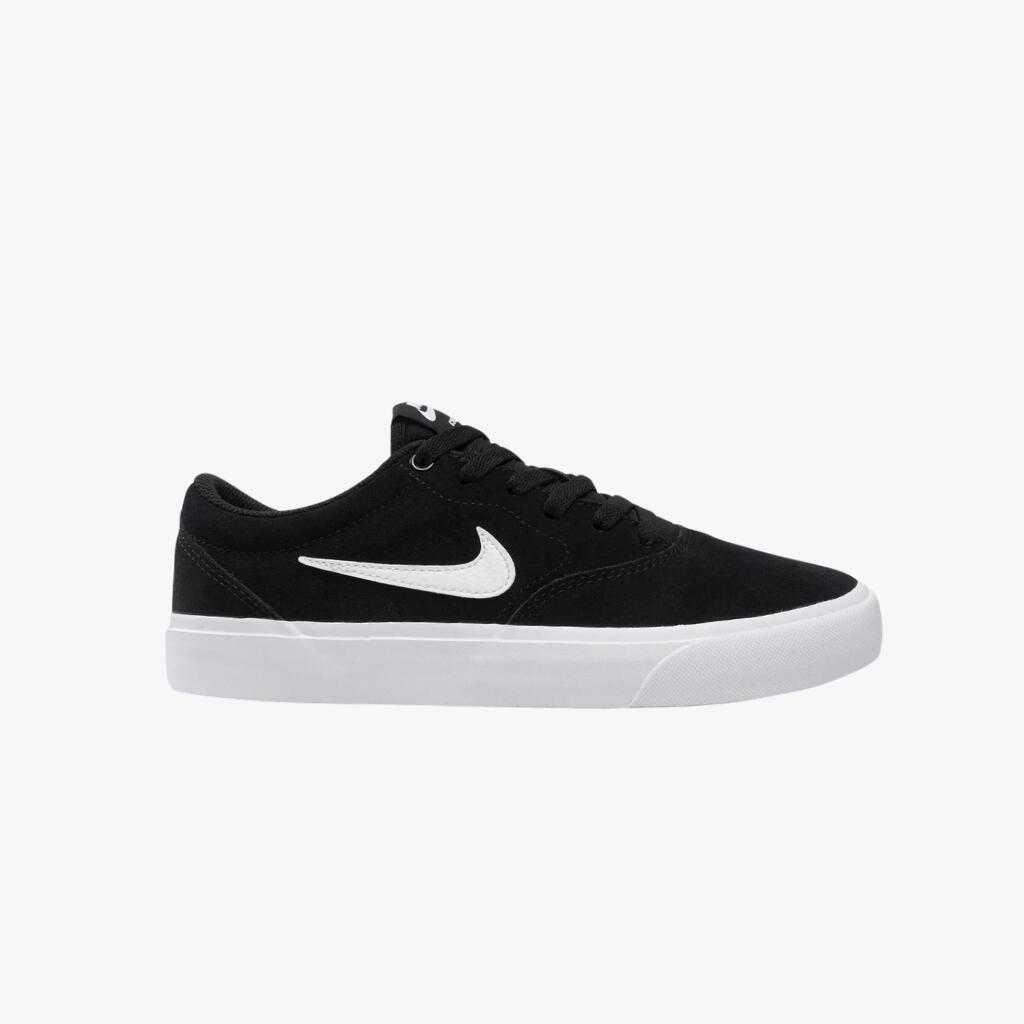 Baskets Nike Sb Charge Suede noir blanc 1/7