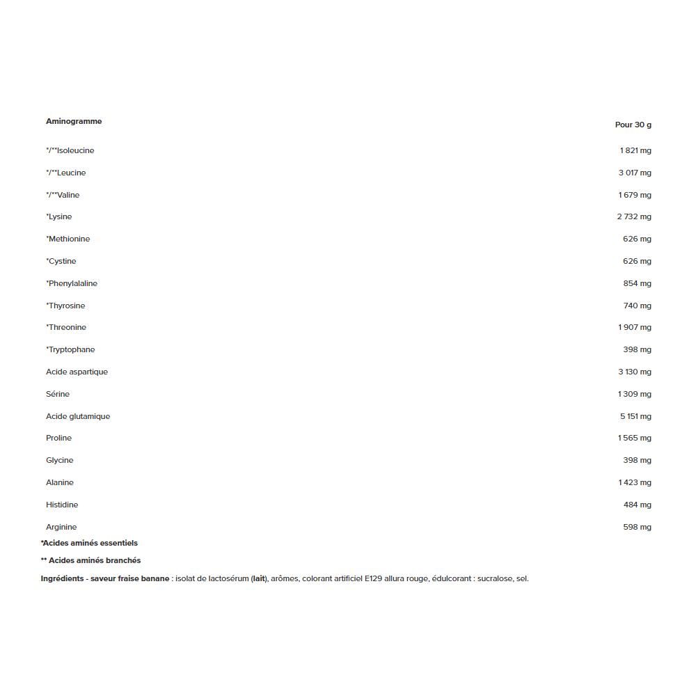 Whey Isolate - Isopure cfm 90 (2 kg) - Fraise Banane 3/3