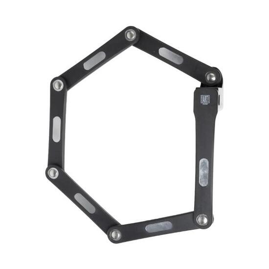 Faltbares Fahrradschloss Schwarz 85 cm Mit Halterung