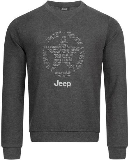 Jeep Sweat Col Rond Homme Star All Gris