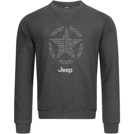 Bluza Jeep® dla mężczyzn z okrągłym dekoltem i gwiazdkowym wzorem